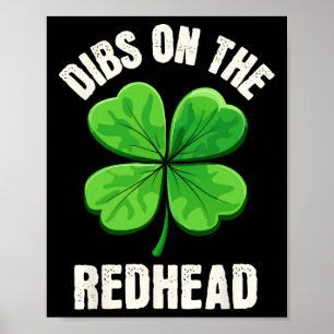 Affiche Droit Sur La Rousse Drôle De St Patrick Irlandais