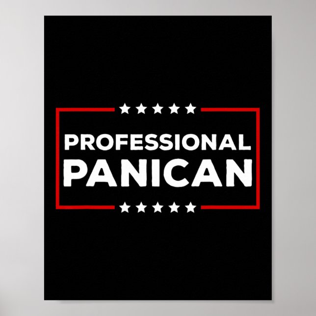 Affiche Droits de douane Trump drôles Professionnel Panica (Devant)