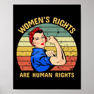 Affiche Droits De L'Homme Féminisme Feminisme Feminisme Rb