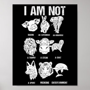 Affiche Droits des Animaux Protection Animale Devenir Végé