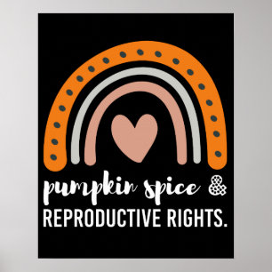 Affiche Droits reproductifs de la citrouille Spice Féminis