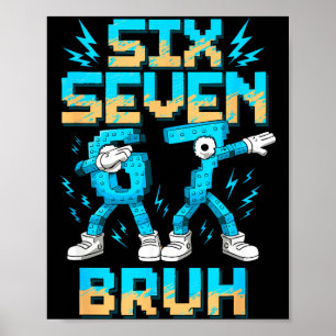 Affiche Drôle 67 Dab Six Sept Burh Noël 6 7 Dabbing 