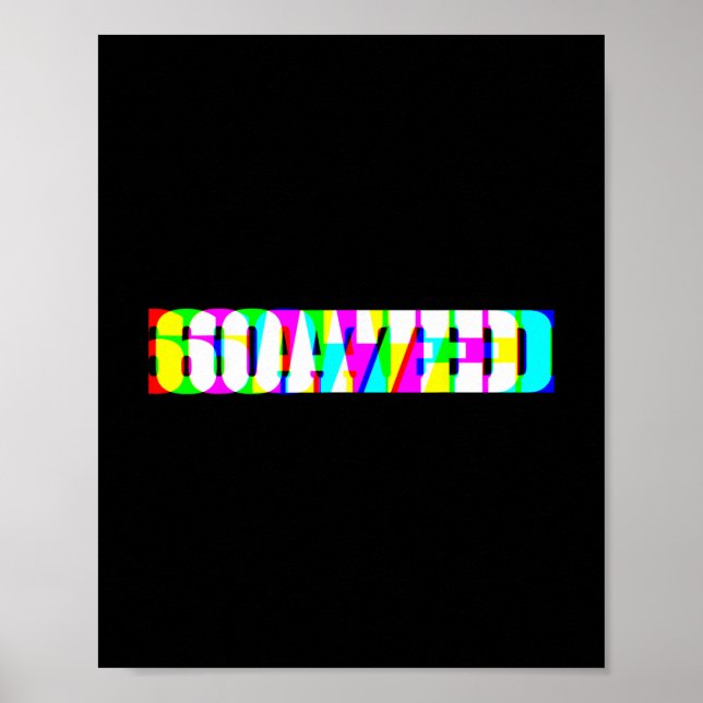 Affiche Drôle 67 Meme 6oa7ed Art de bug Rétro Slang Goated (Devant)