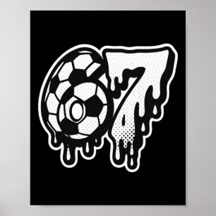 Affiche Drôle 67 Mème Argot Football Crème Glacée Goutte S