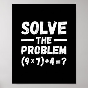 Affiche Drôle 67 Meme Pemdas Humour Prof de Maths Élémenta