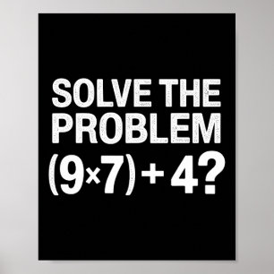Affiche Drôle 67 Mème Pemdas Prof de maths Brainrot Élémen
