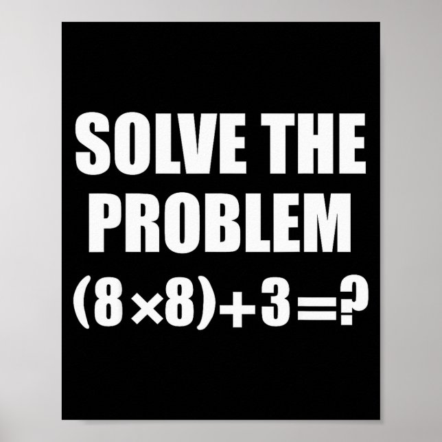 Affiche Drôle 67 Mème Pemdas Prof de Maths Élémentaire Cer (Devant)