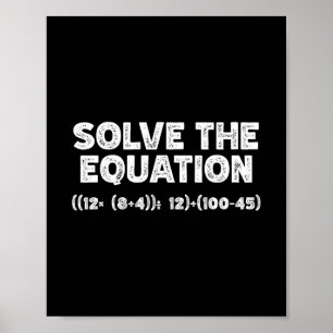 Affiche Drôle 67 Meme Pemdas Prof de maths élémentaire Cer