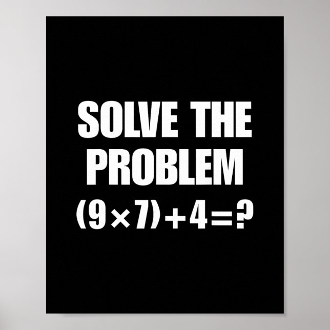 Affiche Drôle 67 Meme Pemdas Prof de Maths Élémentaire Cer (Devant)