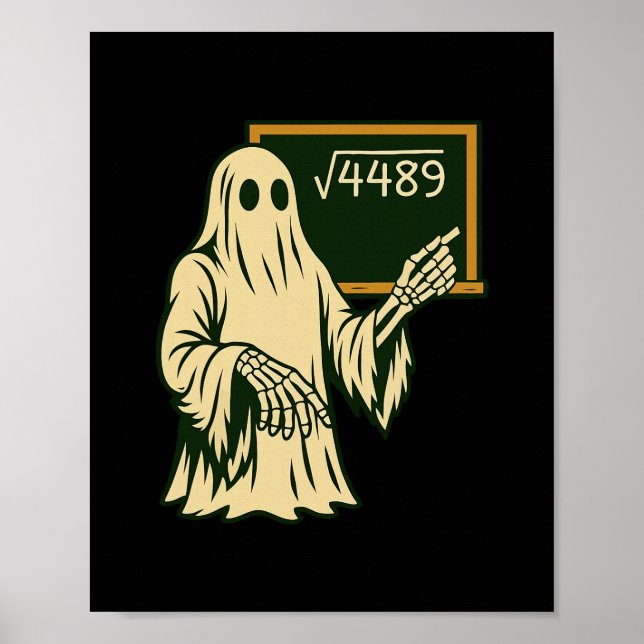 Affiche Drôle 67 Mème Racine carrée 4489 Argot Prof de mat (Devant)