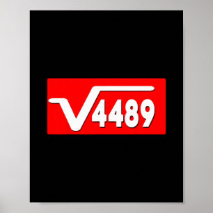 Affiche Drôle 67 Mème Racine Carrée 4489 Argot Prof de Mat