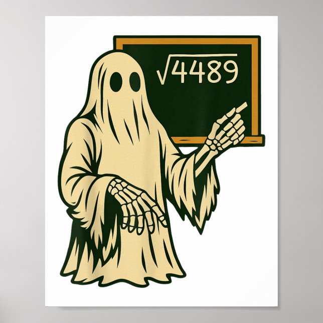 Affiche Drôle 67 Mème Racine carrée 4489 Argot Prof de mat (Devant)