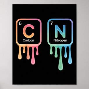 Affiche Drôle 67 Mème Science Chimie Nerd Humour Périodiqu