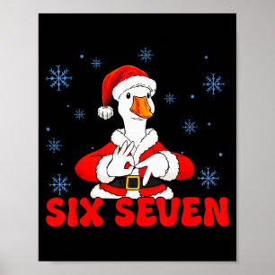 Affiche Drôle 67 Meme Silly Goose Noël 67 Meme Xmas B