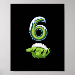 Affiche Drôle 67 Mème Six Sept Monstre Épouvantable Mains