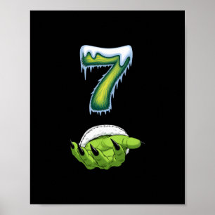 Affiche Drôle 67 Mème Six Sept Monstre Épouvantable Mains 