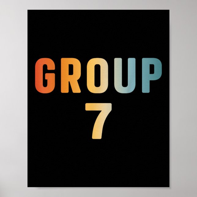 Affiche Drôle 67 Mème Six Sept Numéro 6 Et 7 Groupe 7 Bra (Devant)