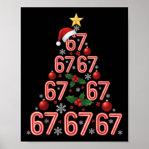 Affiche Drôle 67 Sapin de Noël Bonbon de Noël Mème Fêtes