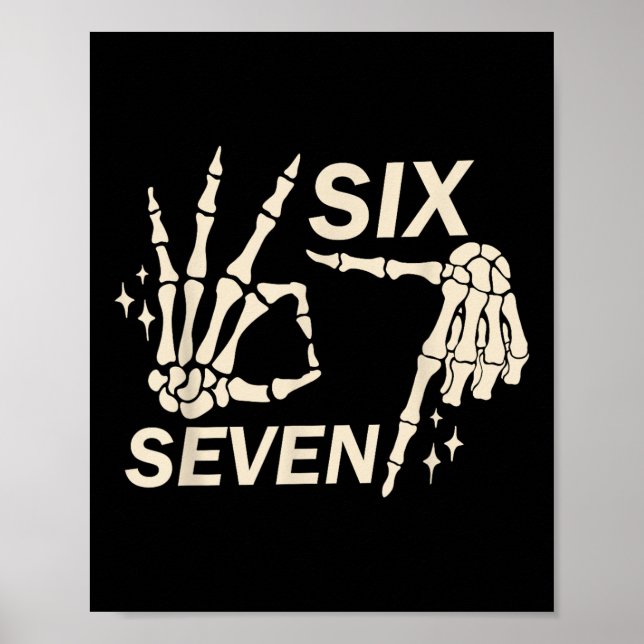 Affiche Drôle 67 Six Sept Mème Couple Correspondant Hallow (Devant)