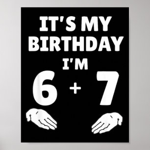 Affiche Drôle 6 7 13e Anniversaire - 13e Anniversaire Six