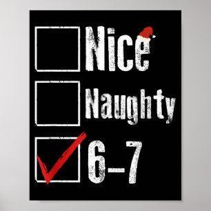 Affiche Drôle 6-7 Mème Sympa Cochonne 67 Noël Pourriture C