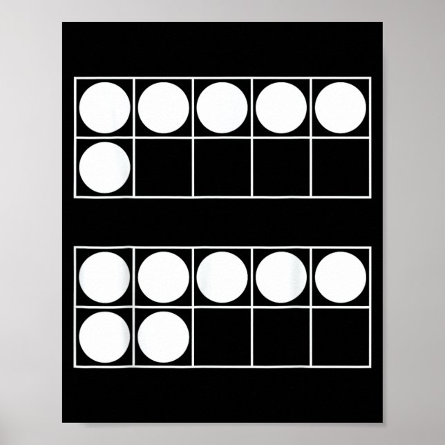 Affiche Drôle 6 7 Nombre Math Enseignants Élèves Six Sept  (Devant)