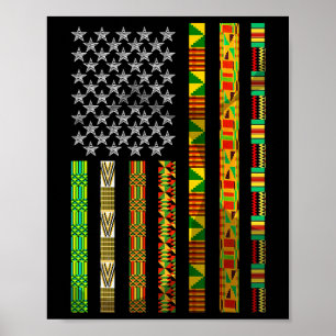 Affiche Drôle Africain-Américain Cadeau mignon Junetdix Dr