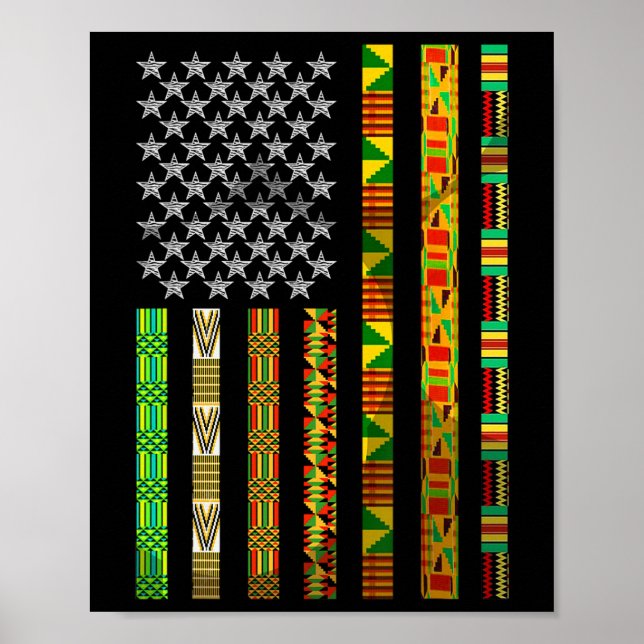 Affiche Drôle Africain-Américain Cadeau mignon Junetdix Dr (Devant)