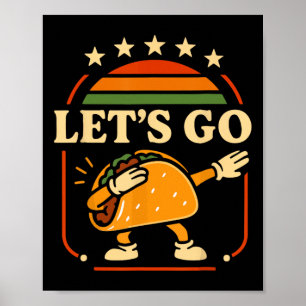 Affiche Drôle Allons Taco Dabbing Fiesta Party Tee Kids