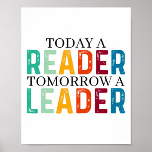 Affiche Drôle aujourd'hui, un lecteur demain un leader Ret