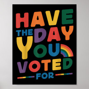 Affiche Drôle, ayez le jour pour lequel vous avez voté cit