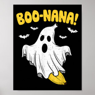 Affiche Drôle Banana Ghost Boo Pun Costume Halloween Homme