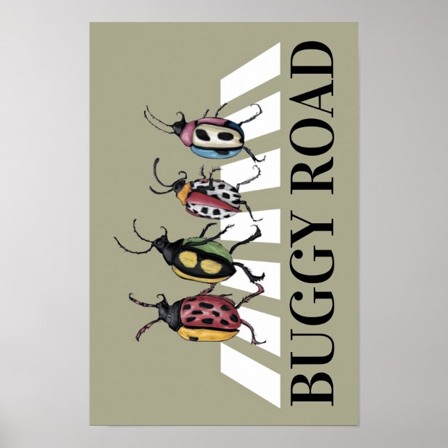 Affiche Drôle Beetles (Devant)