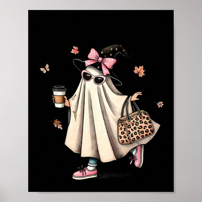 Affiche Drôle Boo Jee Ghost Halloween Boo Jee Ghost Éffray (Devant)