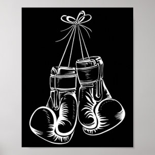 Affiche Drôle cadeau de boîte pour hommes femmes Boxer Gan