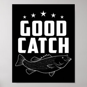 Affiche Drôle Cadeaux de pêche bonne prise