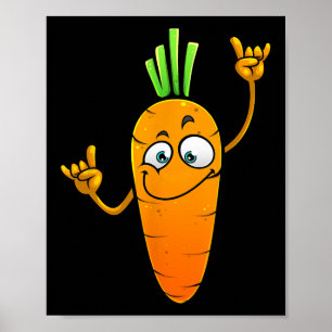 Affiche Drôle Carotte Designs Pour Enfants Adultes Root Ve