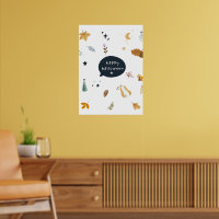 Drôle chats de dessin animé avec balais, citrouill