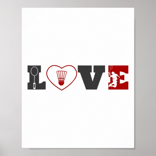 Affiche Drôle Chemise Badminton Femmes Joueuse de Badminto (Devant)