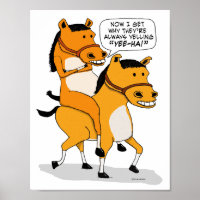 Drôle cheval équitation