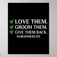Drôle Chien Grooming Art Pour Hommes Femmes Animat