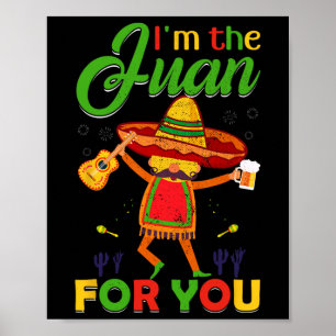 Affiche Drôle Cinco De Mayo Vintage Mexicain Je Suis Le Ju