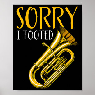 Affiche Drôle Citation Musique Musique Désolé J'Ai Toqué F