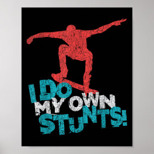 Affiche Drôle Cool Skateboard Citation Dire, Skateboard