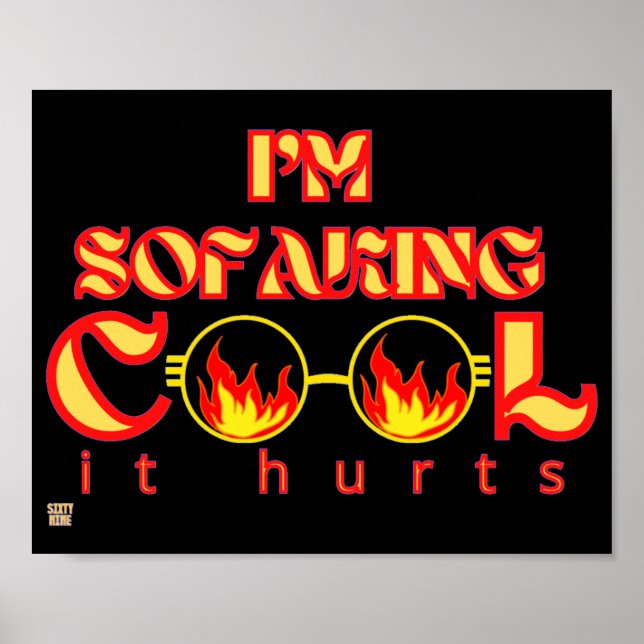 affiche drôle "COOL SOFAKING" (Devant)