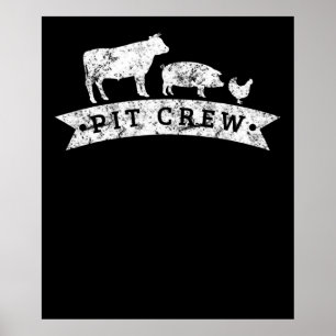 Affiche Drôle Cow Cog Poulet Amateurs de cadeaux   Funny B