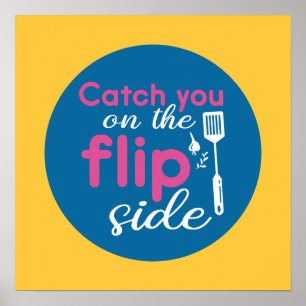 Affiche Drôle Cuisine Pun Typographie Art Retro Couleur