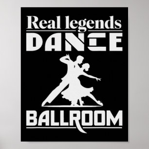 Affiche Drôle Danse De Salle De Bal Design Pour Danseur De