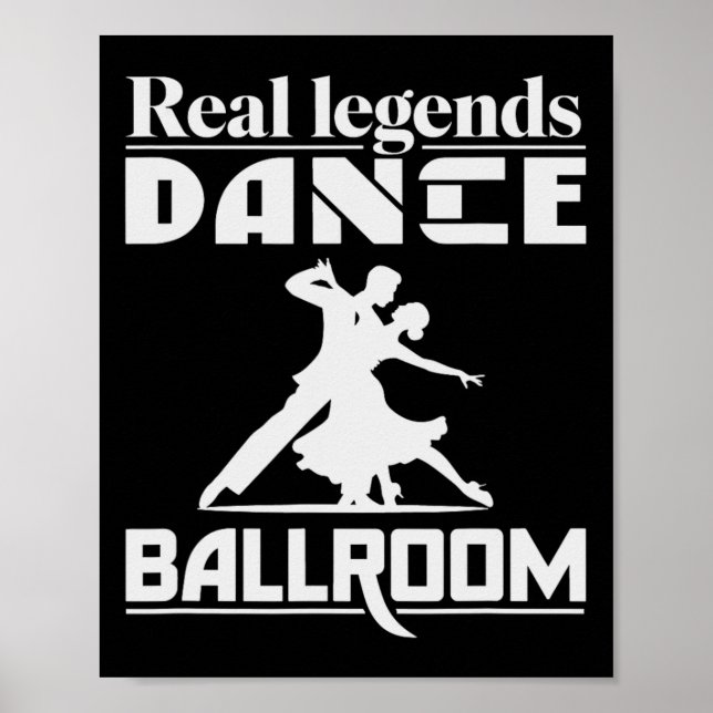 Affiche Drôle Danse De Salle De Bal Design Pour Danseur De (Devant)