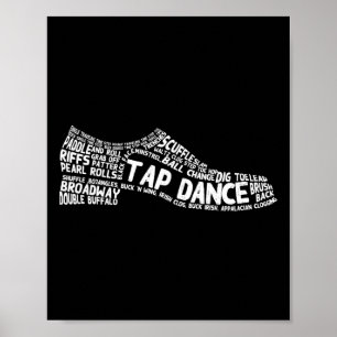 Affiche Drôle Danser Cadeau Chaussure Danser Mignonne Dans